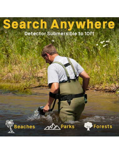 Detector de Metales Garrett A.T. Gold a Prueba de Agua 3.1 kg