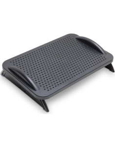Reposapiés Ergonómico IO CREST Ajustable con Masaje Negro 2
