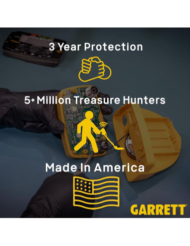 Detector de Metales Garrett A.T. Gold a Prueba de Agua 3.1 kg