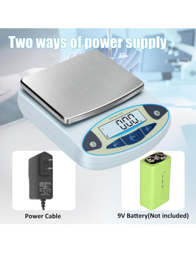 Balanza de Laboratorio Digital Srora 5000g x 0.01g Alta Precisión