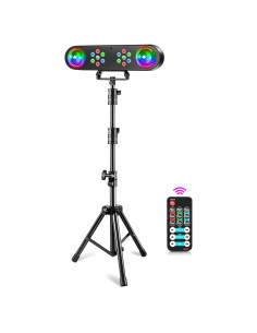 Luces de DJ FODEXAZY 4 en 1 con soporte y control DMX