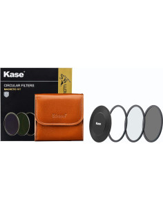 Filtro de Vidrio Óptico Templado Kase Wolverine 72mm Kit CPL ND64 2