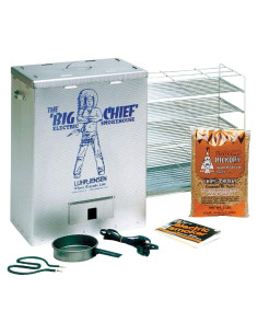 Ahumador Eléctrico Smokehouse Gran Jefe 9.98 kg Plata