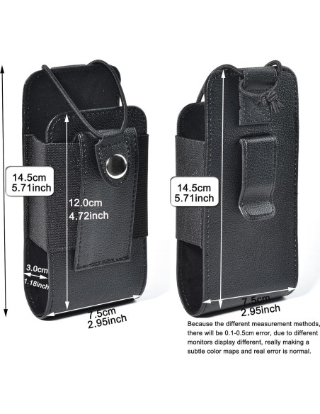 Funda de Radio Walkie Talkie HYS HYSPU02BELT de Cuero Sintético