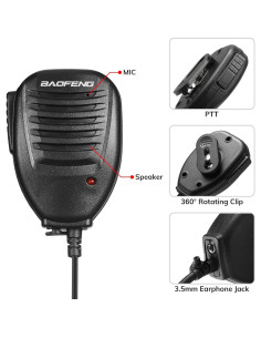 Micrófono Impermeable Baofeng para Radios Bidireccionales 2