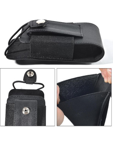 Funda de Radio Walkie Talkie HYS HYSPU02BELT de Cuero Sintético