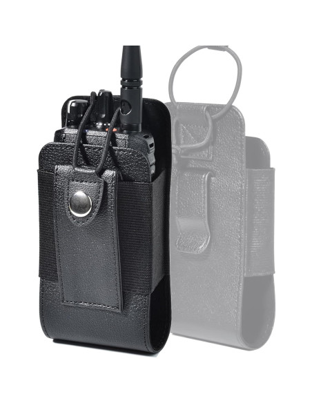 Funda de Radio Walkie Talkie HYS HYSPU02BELT de Cuero Sintético