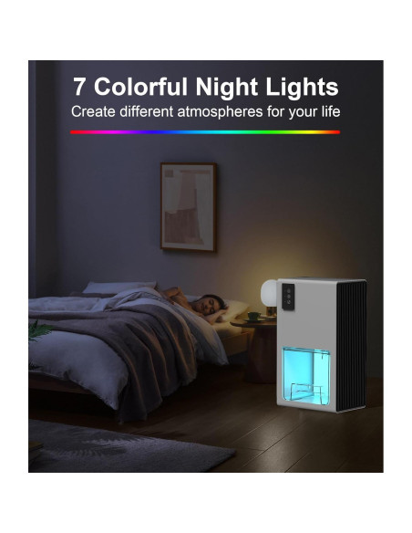 Deshumidificador FRESHDEW 2.5L para hogar y dormitorio