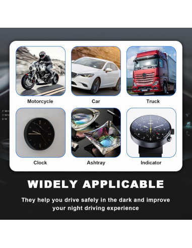 Augeny 20PCS Bombillas LED T5 para Tablero de Coche Azul