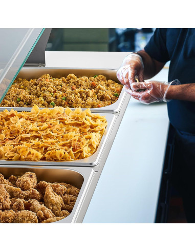 Calentador de Comida Eléctrico WILPREP 3 Bandejas 32.5x26.4cm