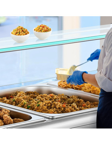 Calentador de Comida Eléctrico WILPREP 3 Bandejas 32.5x26.4cm