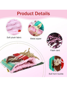 Manta Sensorial para Demencia HNYG 14x31 cm Alivio Ansiedad 2