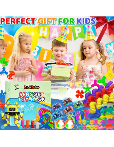110PC Juguetes Antiestrés Dr.Kbder para Niños 3+ Años