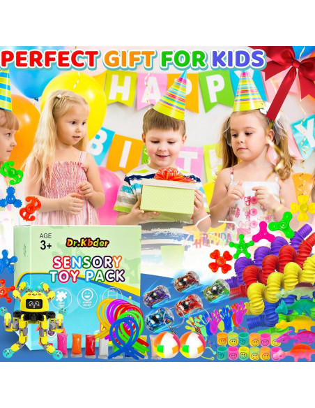110PC Juguetes Antiestrés Dr.Kbder para Niños 3+ Años