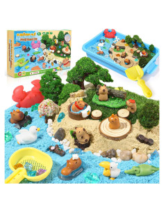 Kit de Juguetes de Arena G.C 85 Pcs Animales y Moldes