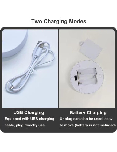 Lámpara de mesa 3D de arena en movimiento Desniltol azul