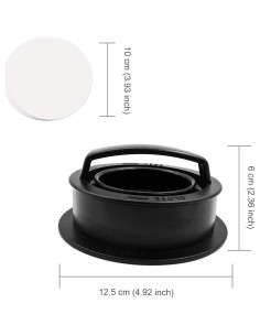 Molde para Hamburguesas AIRGAME 3 en 1 con 100 Papeles 2