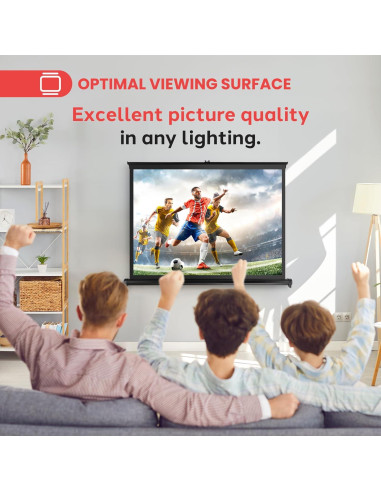 Pantalla de Proyector Portátil Pyle PRJTP46 40" Blanca