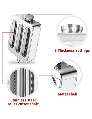 Accesorio de Pasta 3-en-1 COOKRA para Batidoras KitchenAid