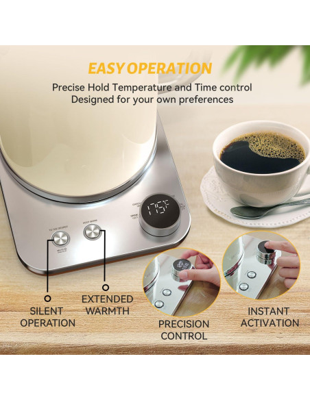 Hervidor Eléctrico BOHOME BGKT18-S10 1.8L Acero Inoxidable 1200W