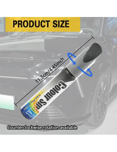 Bolígrafo de Pintura de Retoque Kutyun 12ml Gris para Coches