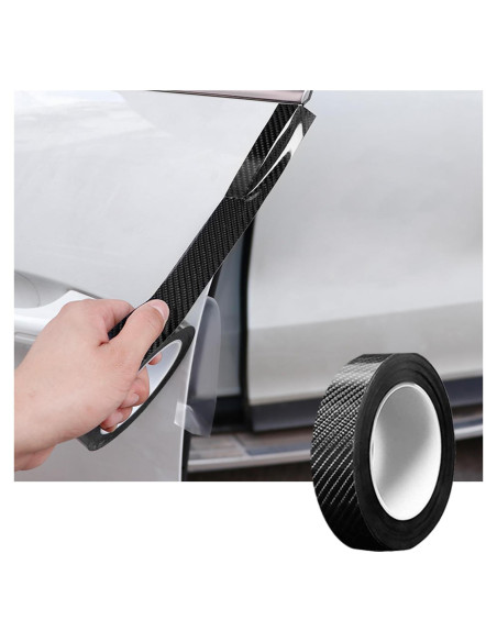 Protector de Bordes de Puertas Leasinder Vinilo 10.06m Negro