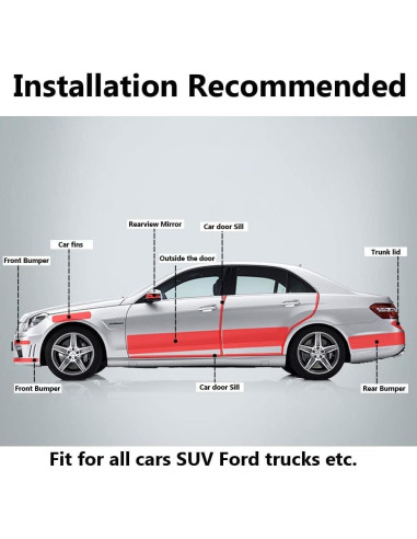 Protector de Bordes de Puertas Leasinder Vinilo 10.06m Negro