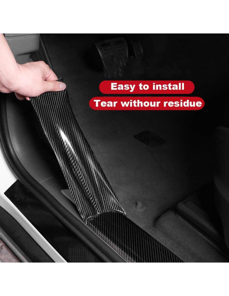 Protector de Bordes de Puertas Leasinder Vinilo 10.06m Negro