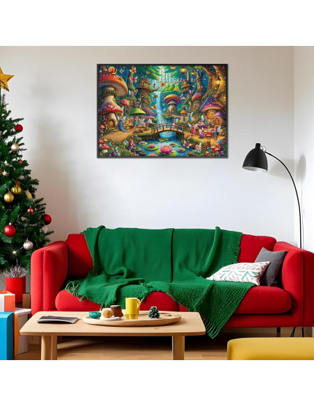 Rompecabezas Rocorose 1000 Piezas Casa de Hongo 70x50cm