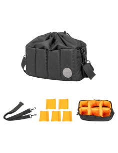 Funda de Cámara a Prueba de Golpes MRZHOUCASE Negra 30x19.8x10.2cm