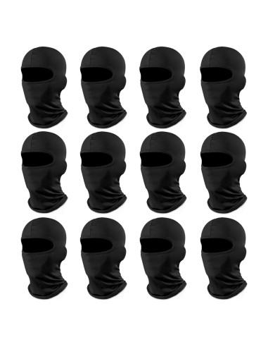 12 Piezas Máscaras Balaclava UV Refrigerantes para Verano