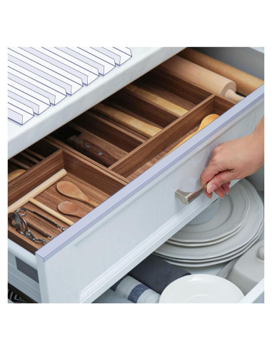 20 Piezas Protector de Borde de Gabinete CHolic 45.72cm 19.05mm