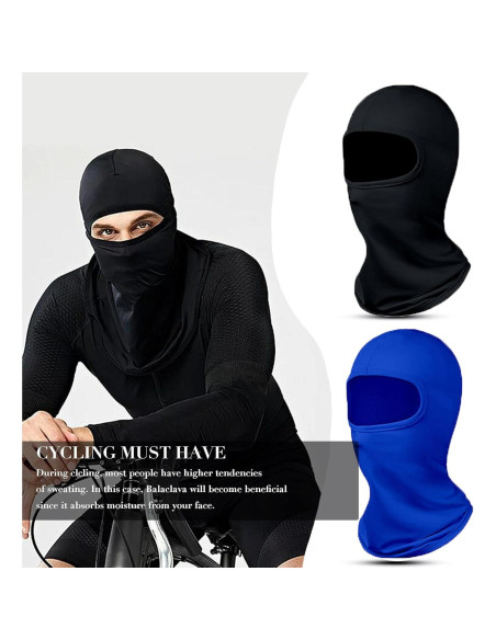 12 Piezas Máscaras Balaclava UV Refrigerantes para Verano