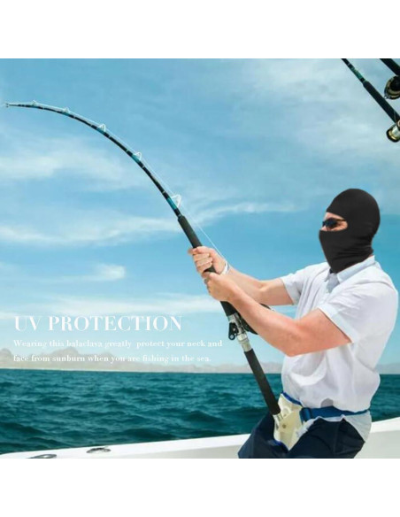 12 Piezas Máscaras Balaclava UV Refrigerantes para Verano