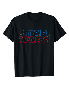 Camiseta oficial Star Wars con logo Sables de Luz