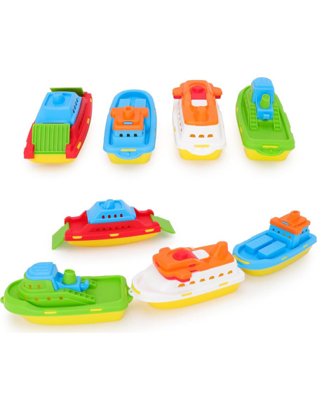 Pack de 4 Barcos de Juguete Toyland - Carga, Crucero, Pesca, Contenedor Pack de 4 Barcos de Juguete Toyland - Carga, Crucero, Pesca, Contenedor