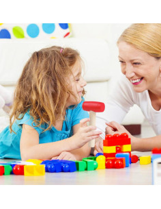 Martillo de Juguete de Madera y Plástico Waenerec 90g 2