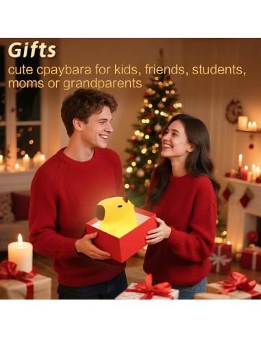 Luz Nocturna Capibara CUENIGELF LED Regulable 13x11cm