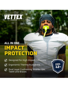 Boca de Protección Vettex Dobleguard Aqua - Adulto 2