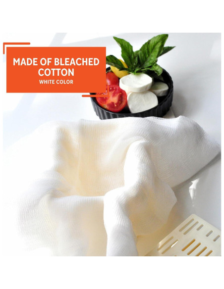 Gasa de Algodón IMUSA 88.9 x 177.8 cm Blanca Reutilizable