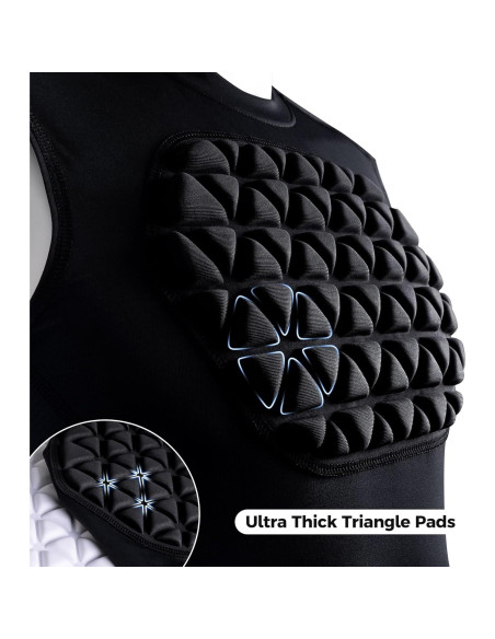 Protector de Pecho Acolchado Legendfit para Adultos - Negro