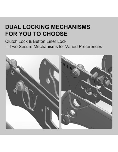 Cuchillo de Bolsillo Kizer Drop Bear 2 7.24 cm Nitro-V Micarta Verde