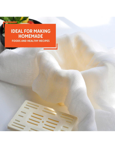 Gasa de Algodón IMUSA 88.9 x 177.8 cm Blanca Reutilizable