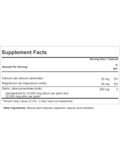 Extracto de Ajo Desodorizado Andrew Lessman 60 Cápsulas 400mg 2