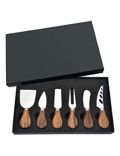 Juego de Cuchillos para Queso KT-GARY 6 Piezas Acero Inoxidable