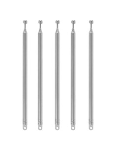 Antena Telescópica 7 Secciones AEDIKO 74cm Reemplazo Radio TV