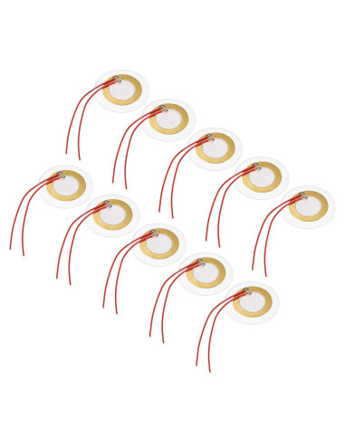Discos Piezoeléctricos uxcell 35mm para Guitarra y Batería - 10 Pcs