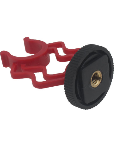 Soporte de Choque para Micrófono Rojo 2 Pcs ABS Metal