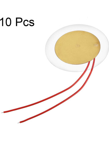 Discos Piezoeléctricos uxcell 35mm para Guitarra y Batería - 10 Pcs
