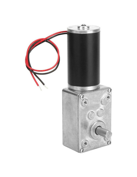 Motor de Engranaje DC 24V FTVOGUE 100-500RPM Eje 8mm Motor de Engranaje DC 24V FTVOGUE 100-500RPM Eje 8mm